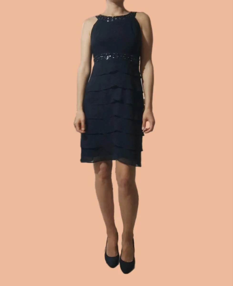 Brand New Jessica Howard Navy Blue Party Dress – S - Image 2