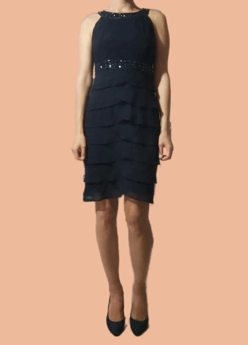 Brand New Jessica Howard Navy Blue Party Dress – S - Image 4
