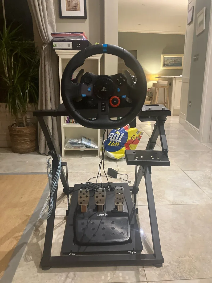 PlayStation Wheel and Pedals setup - Image 1