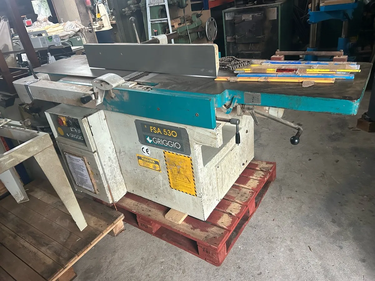 Griggio 21” planer thicknesser - Image 1