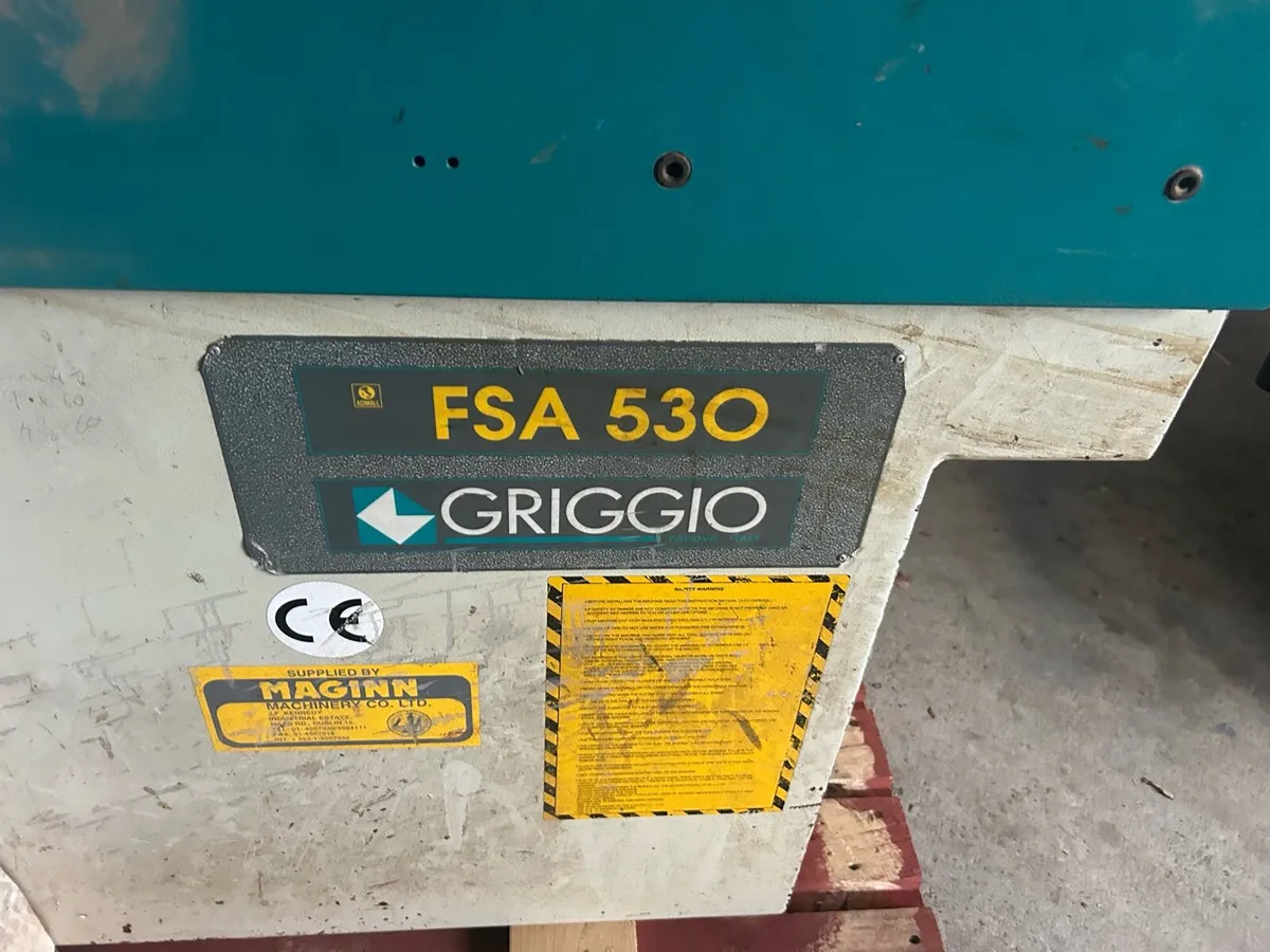 Griggio 21” planer thicknesser - Image 2