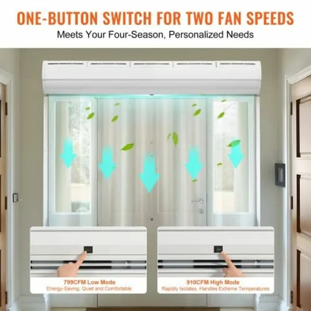 1.5m Commercial Indoor Air Curtain Super Power 2 S - Image 3