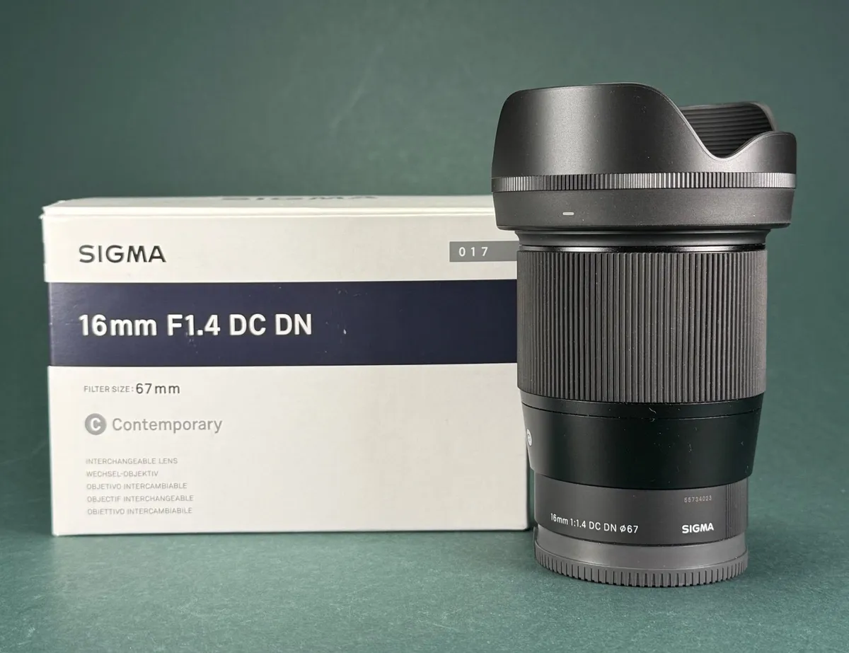 Sigma 16mm F1.4 DC DN Sony E mount - Image 1