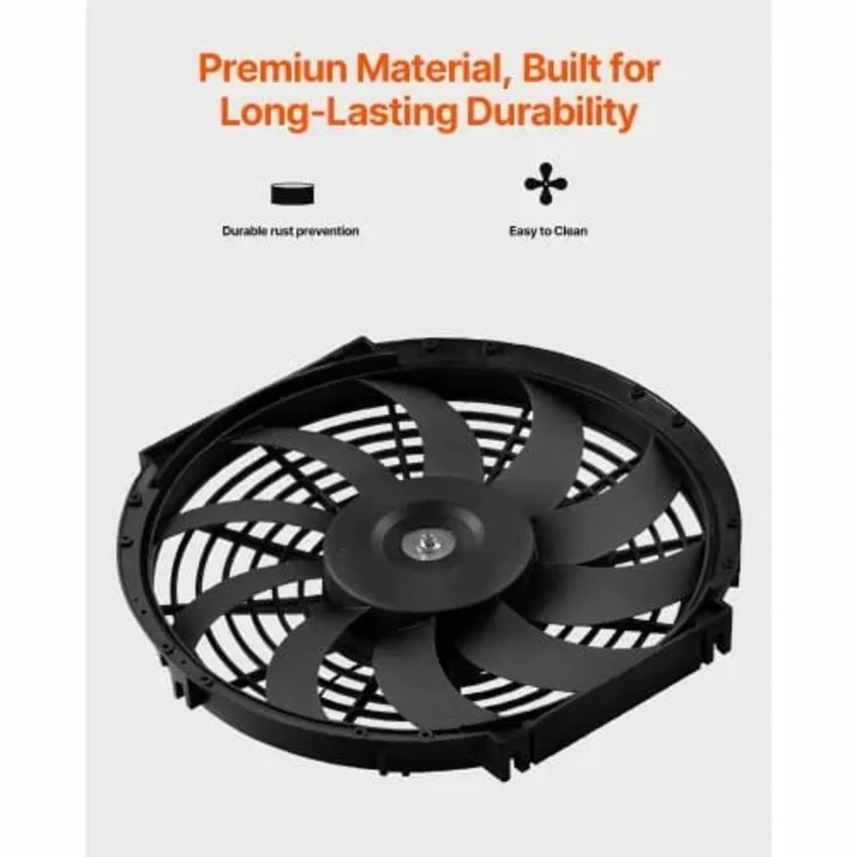 Gable Mount Fan, 12 Inch Solar Power Attic Exhaust - Image 4