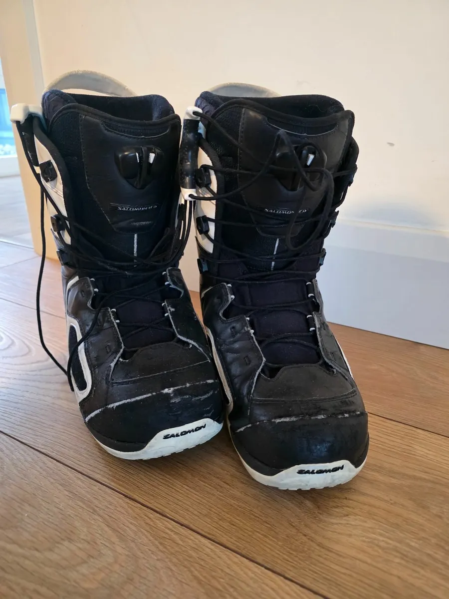 Solomon 8.5 UK Wide fitting Mens snowboard boots - Image 4