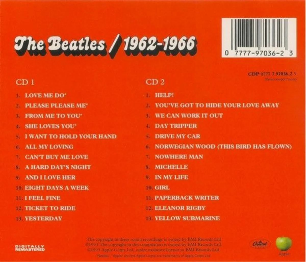 Beatles Red & Blue Albums - Image 2