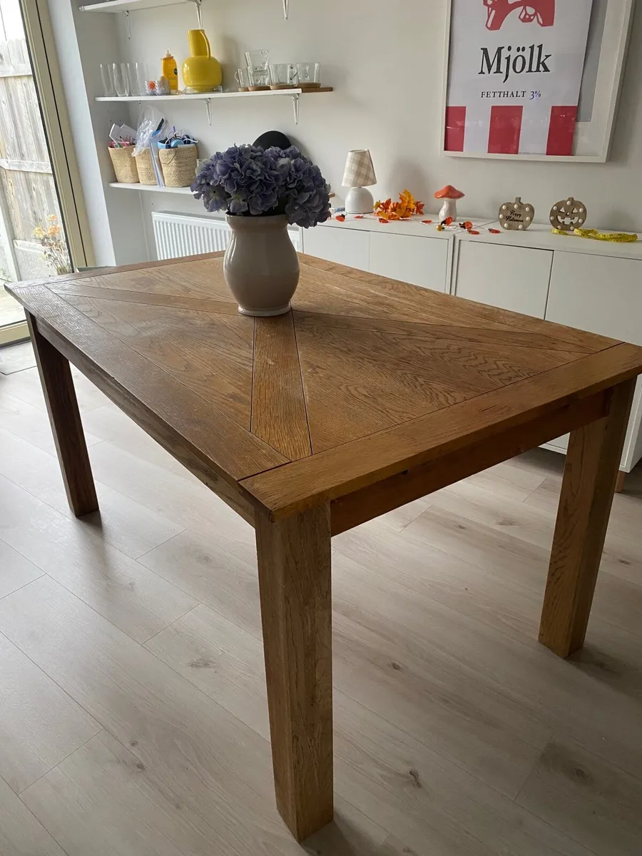 Wood Dining Table - Image 1