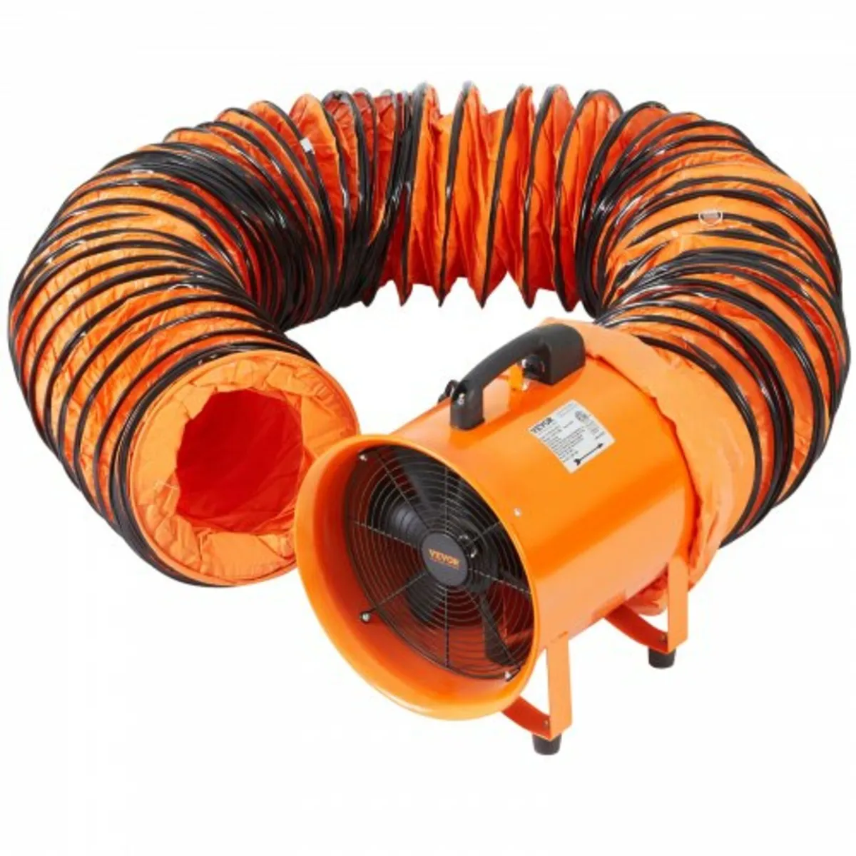 Ventilator, 254mm Heavy Duty Cylinder Fan with 10m - Image 1