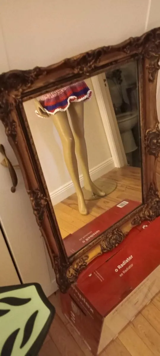 Antique Vintage Mirror - Image 1