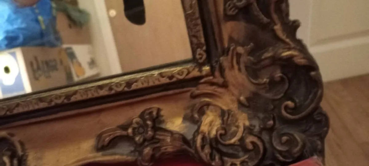 Antique Vintage Mirror - Image 2