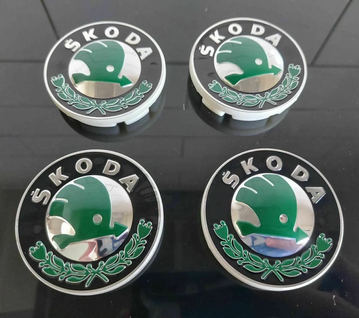 Skoda Centre Caps - FREE POST - Image 1