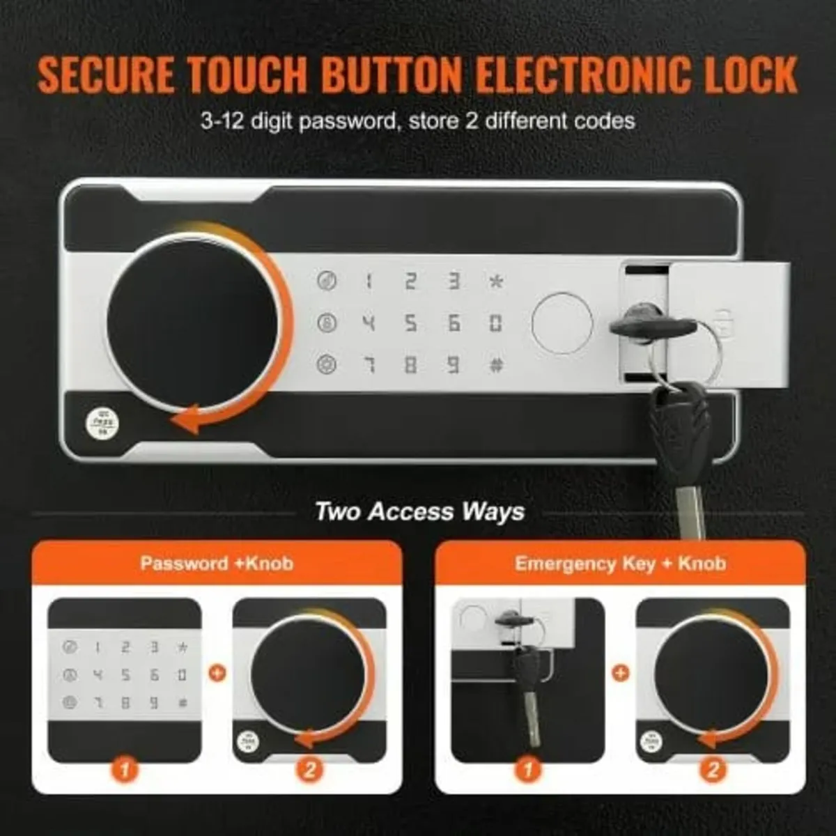 1.7 Cub Depository Safe, Deposit Safe with Drop Sl - Image 2