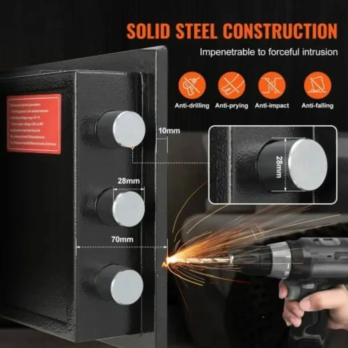 1.7 Cub Depository Safe, Deposit Safe with Drop Sl - Image 3