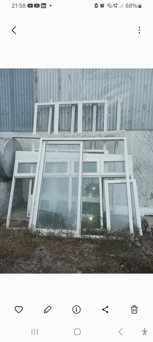 Upvc conservatory pieces