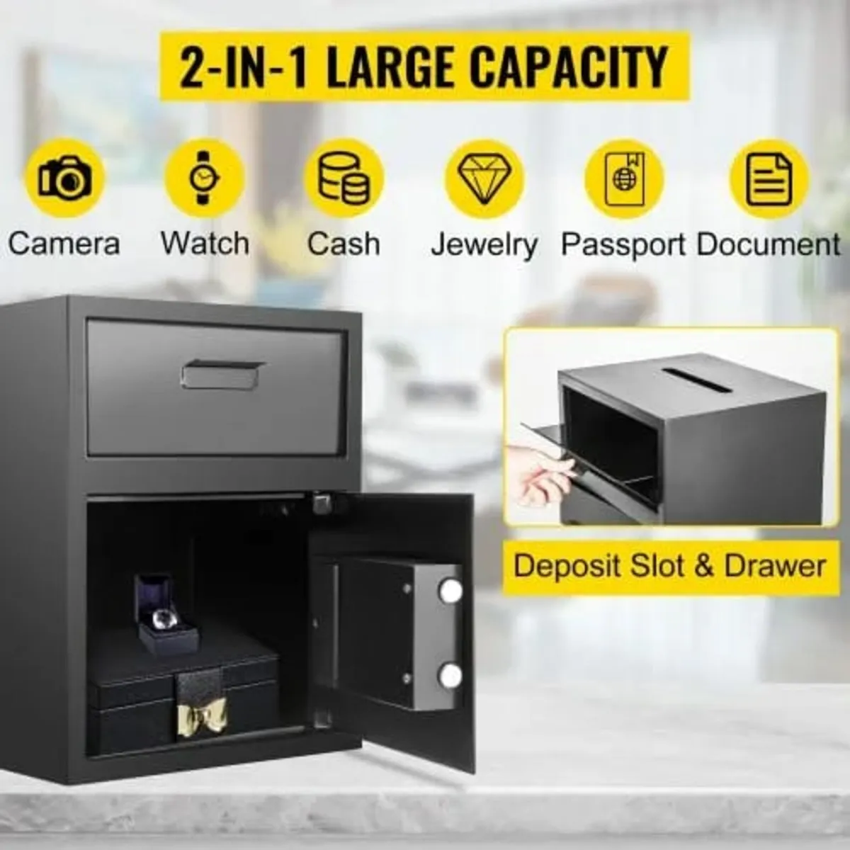 Digital Depository Safe Electronic Code Lock, Depo - Image 2