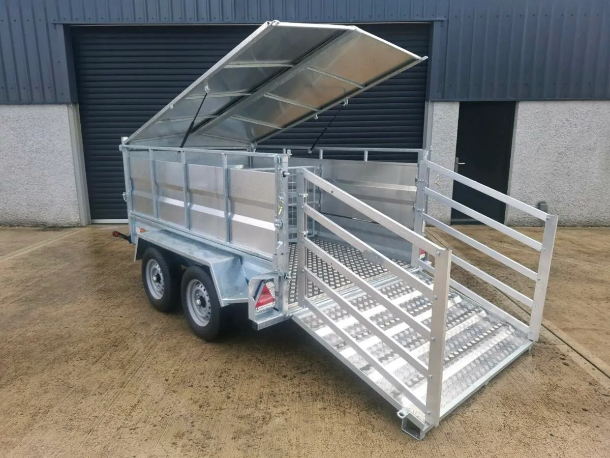 New Mc Kelvey 8ft x 5ft sheep trailer - Image 1