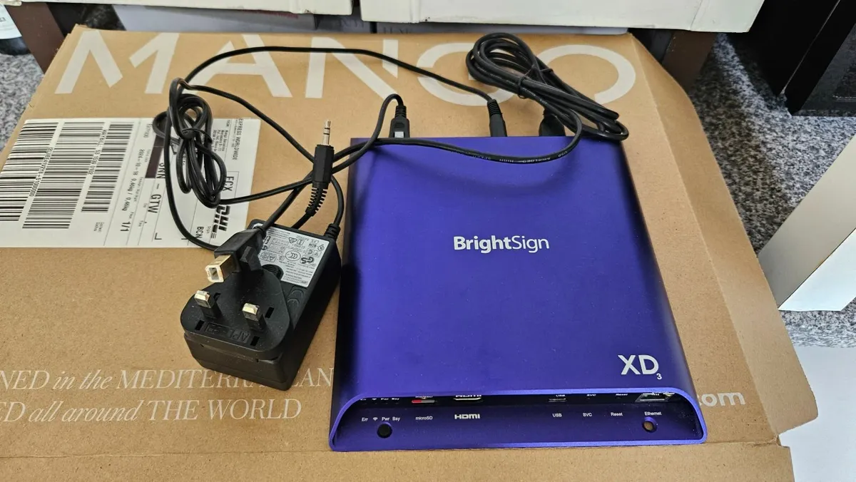 BRIGHT SIGN XD3 MEDIA PLAYER - Image 1