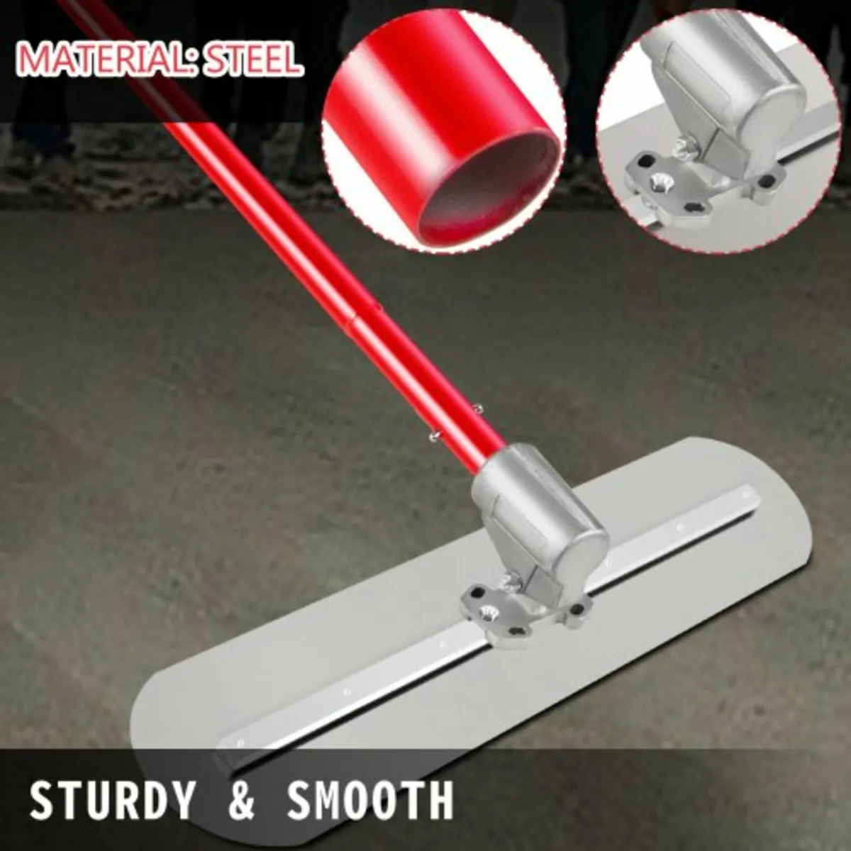 Bull Float Manganese Steel Concrete Float 900x200m - Image 4