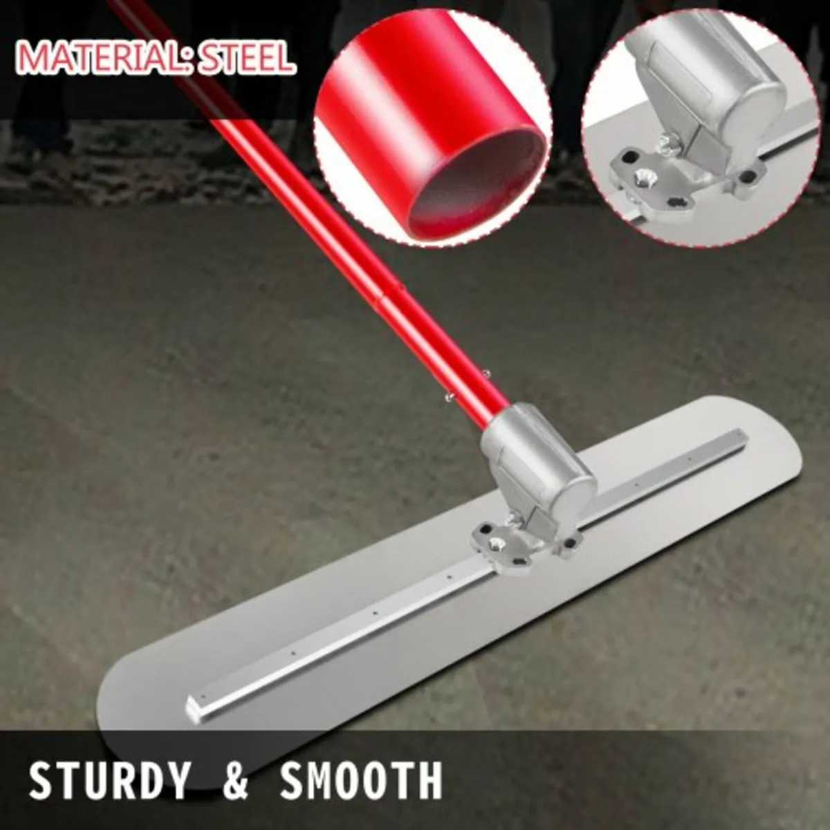 Bull Float Concrete Float 1200x200mm Concrete Tool - Image 2