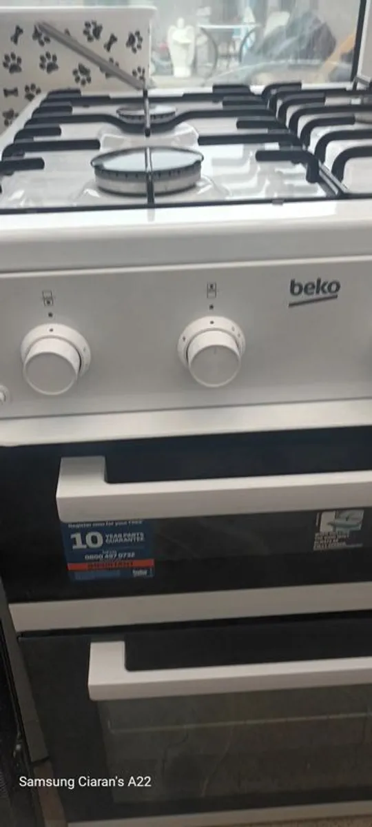 Brand new Beko Gas Double Oven Cooker - Image 2