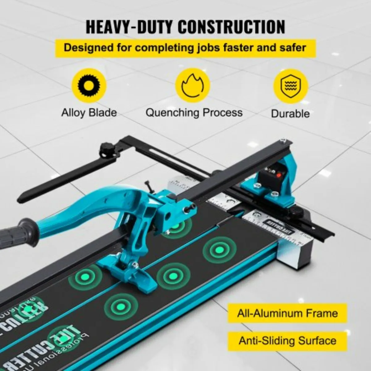 47 Inch Tile Cutter Single Rail Double Brackets Ma - Image 3