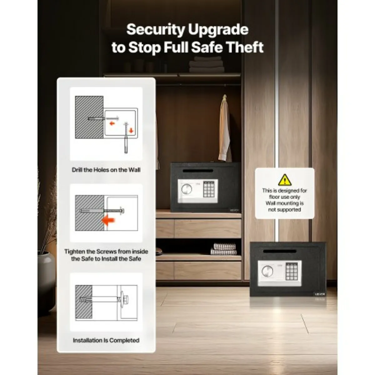 0.6 Cubic Feet Drop Safe, Drop Slot Safe Box with - Image 2