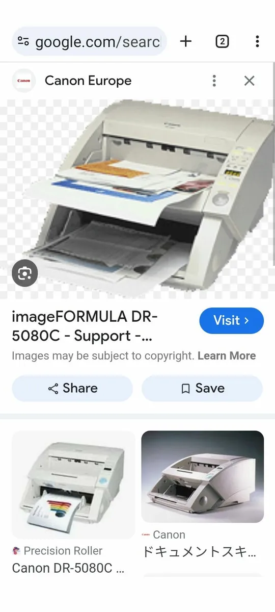 Canon DR 5080C document/photo scanner - Image 1