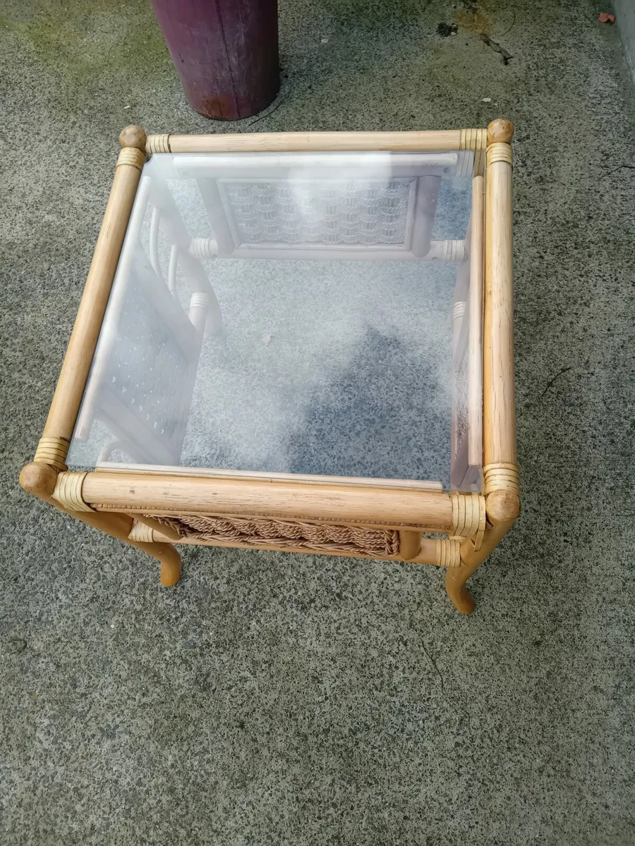 Cane Side Table - Image 2