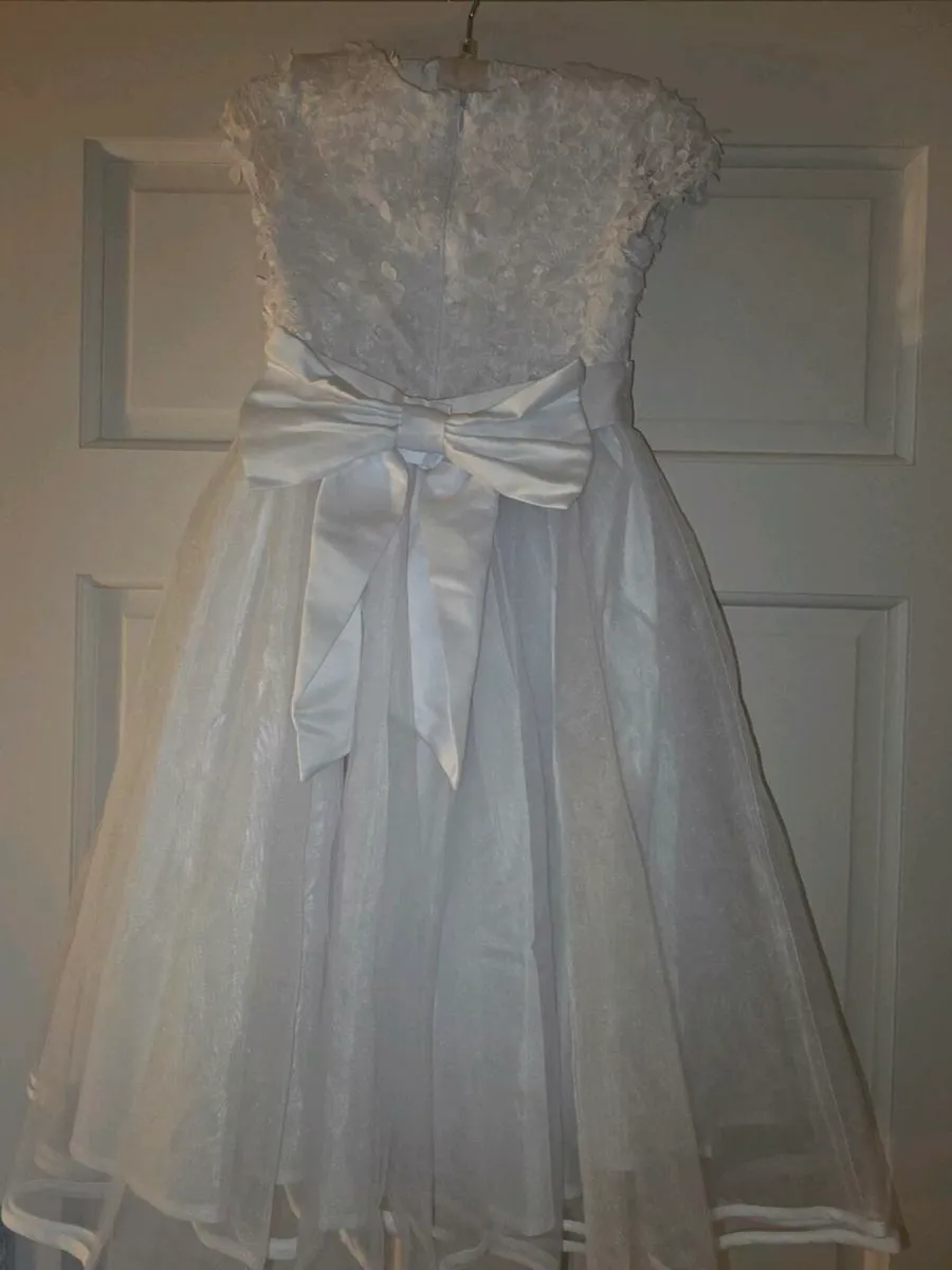 Girls White dress - Image 2
