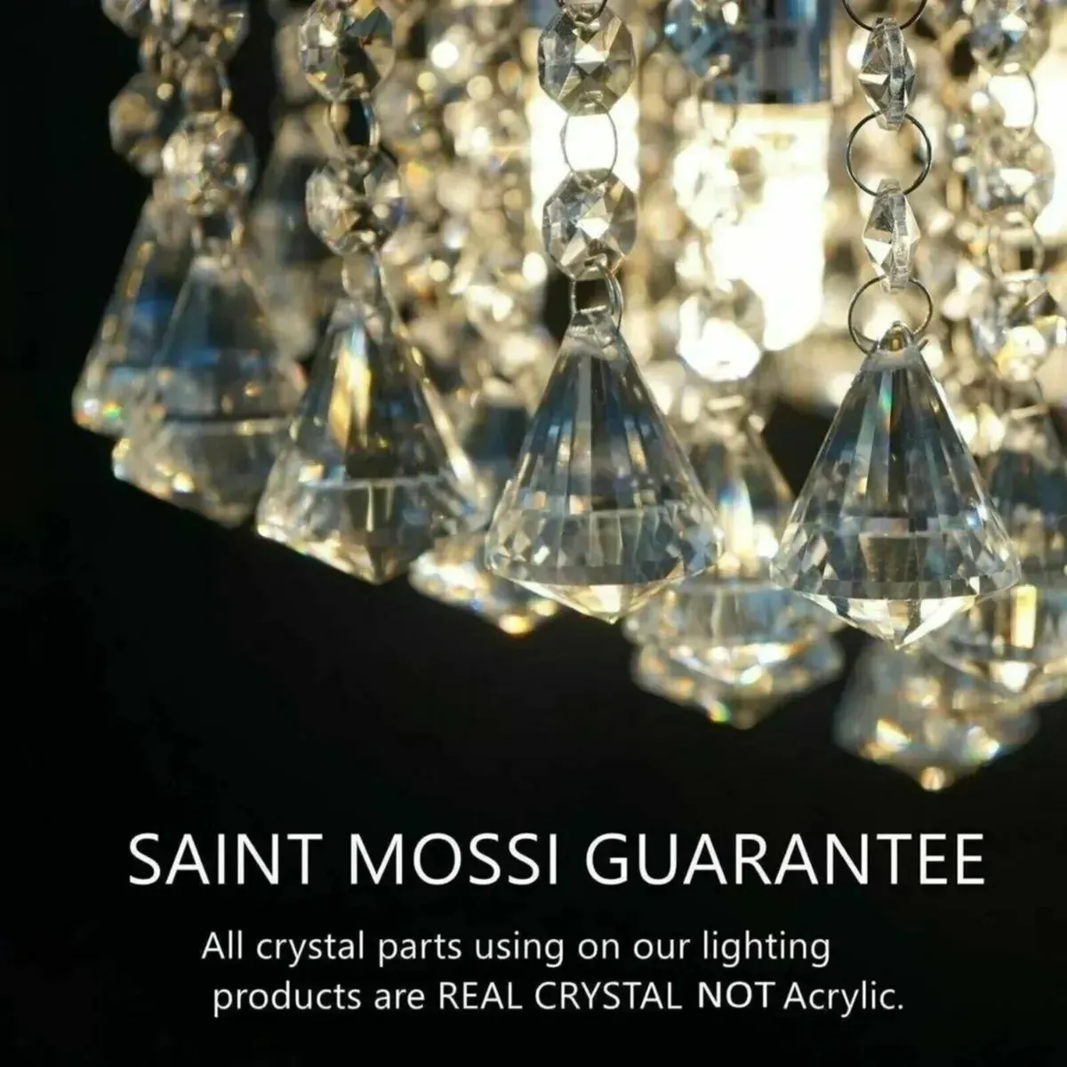 Chandelier 5-Light Modern Pendant with Clear Glass - Image 4