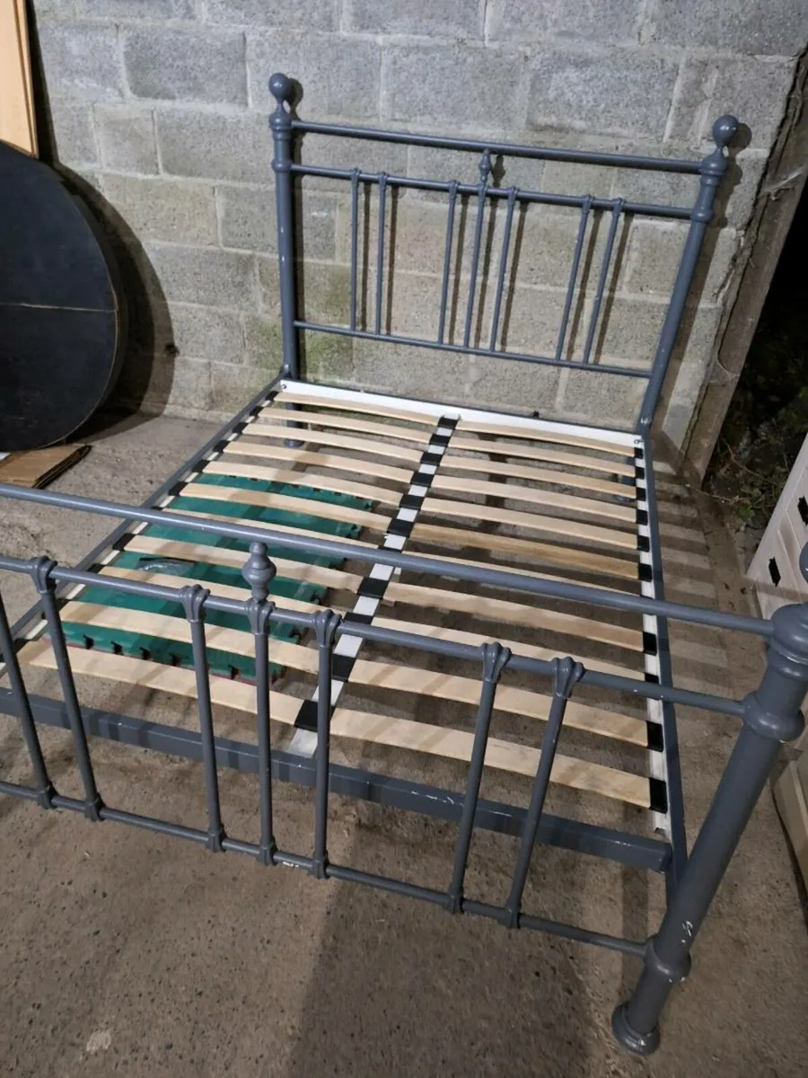 Double bed with mattress (DELIVERY) - Image 3