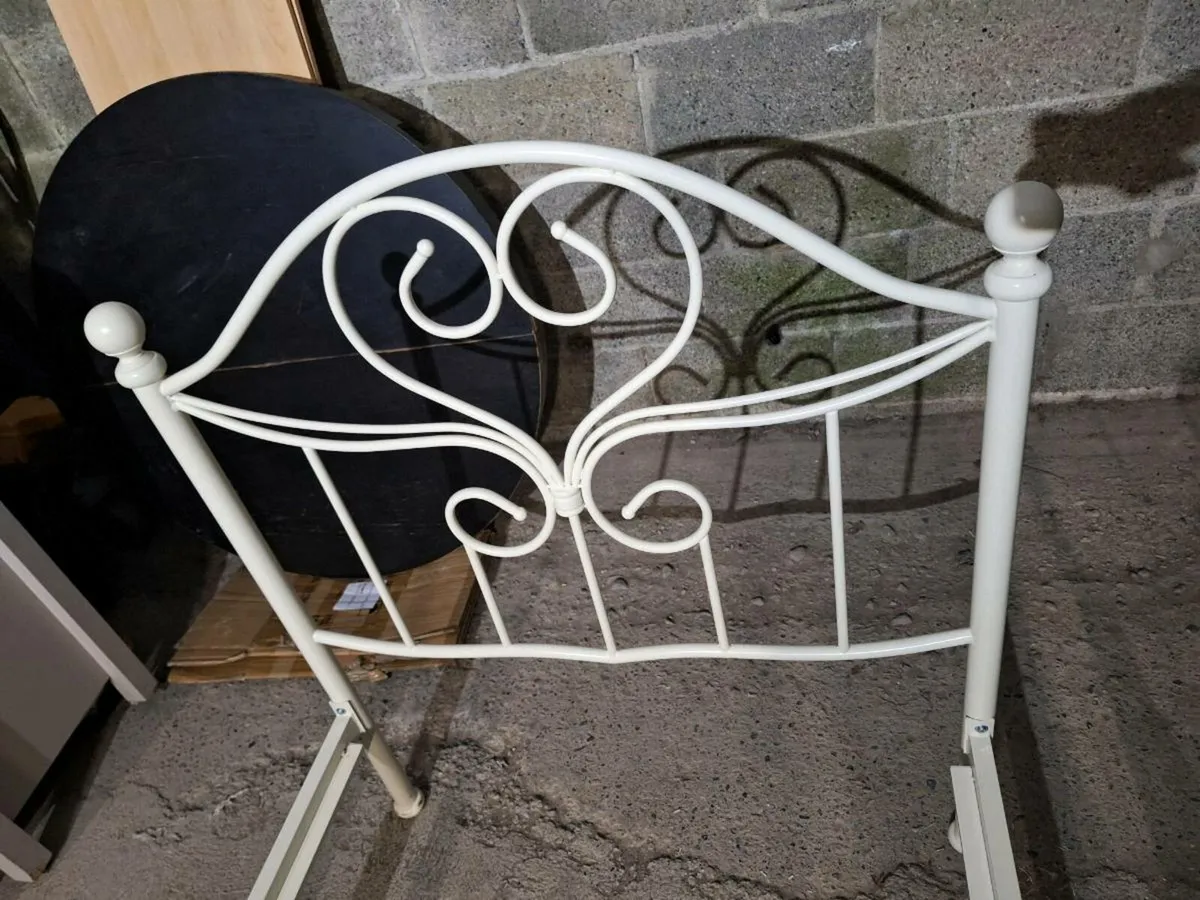 Metal single bed (DELIVERY) - Image 3