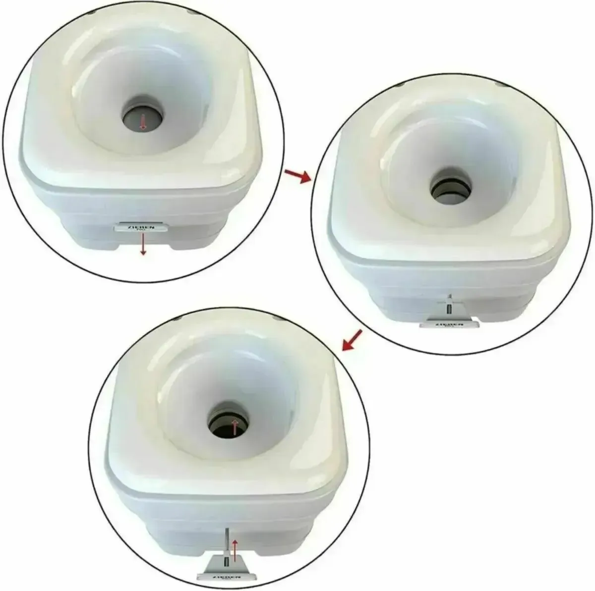 Camping Toilet Portable Deluxe For Outdoor - Image 4