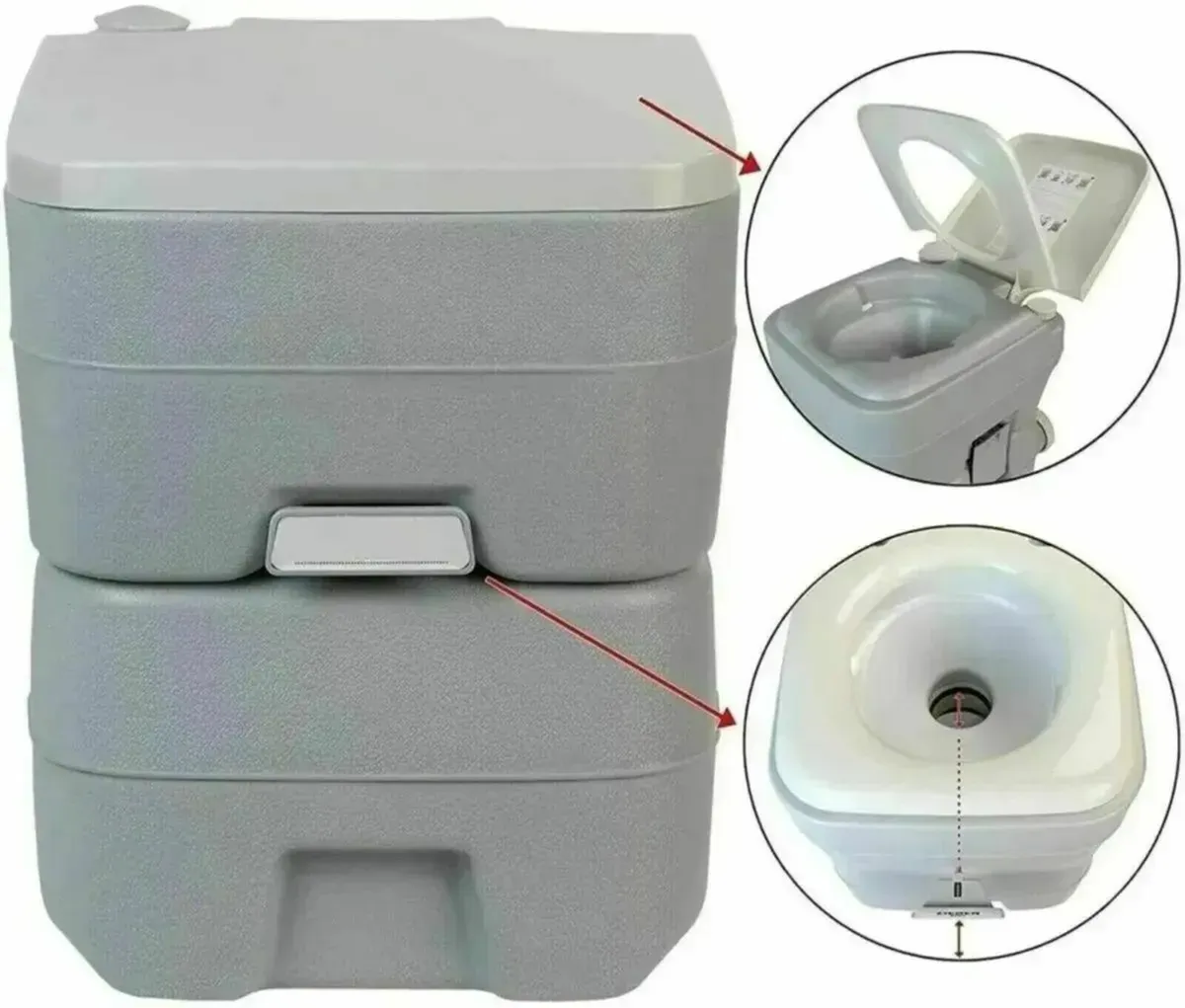 Camping Toilet Portable Deluxe For Outdoor - Image 1