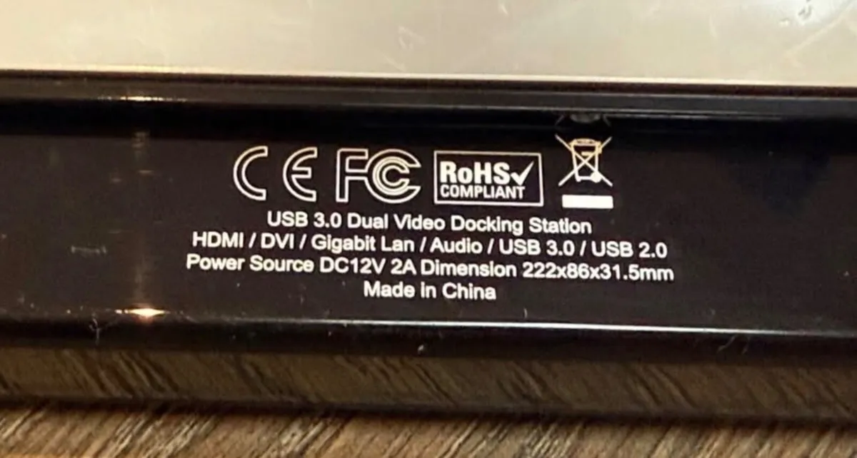 Wavlink USB 3.0 Dual Video generic Docking Station - Image 3