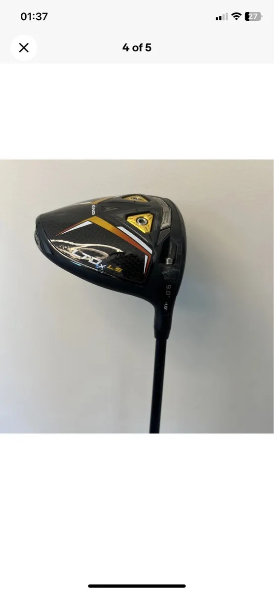 Cobra ltdx ls 9 degree driver stiff flex cut short - Image 2