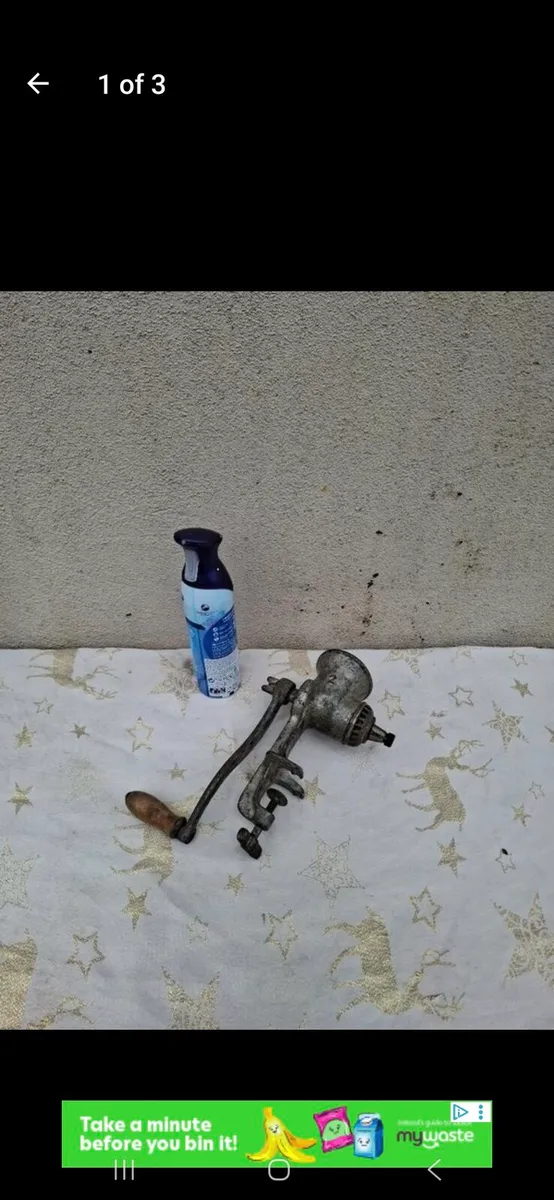Vintage meat grinder postage possible