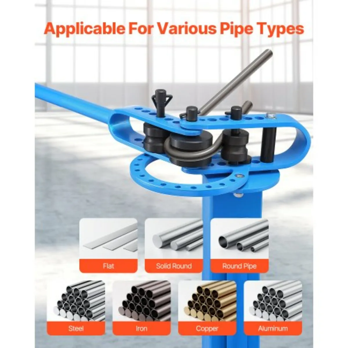 Manual Bending Machine, Pipe Tube Bender with 14 B - Image 2