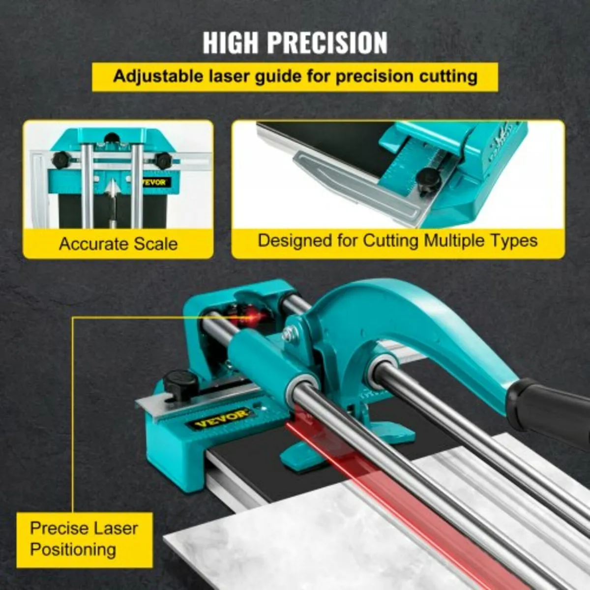 31 Inch/800mm Tile Cutter Double Rails & Brackets - Image 4