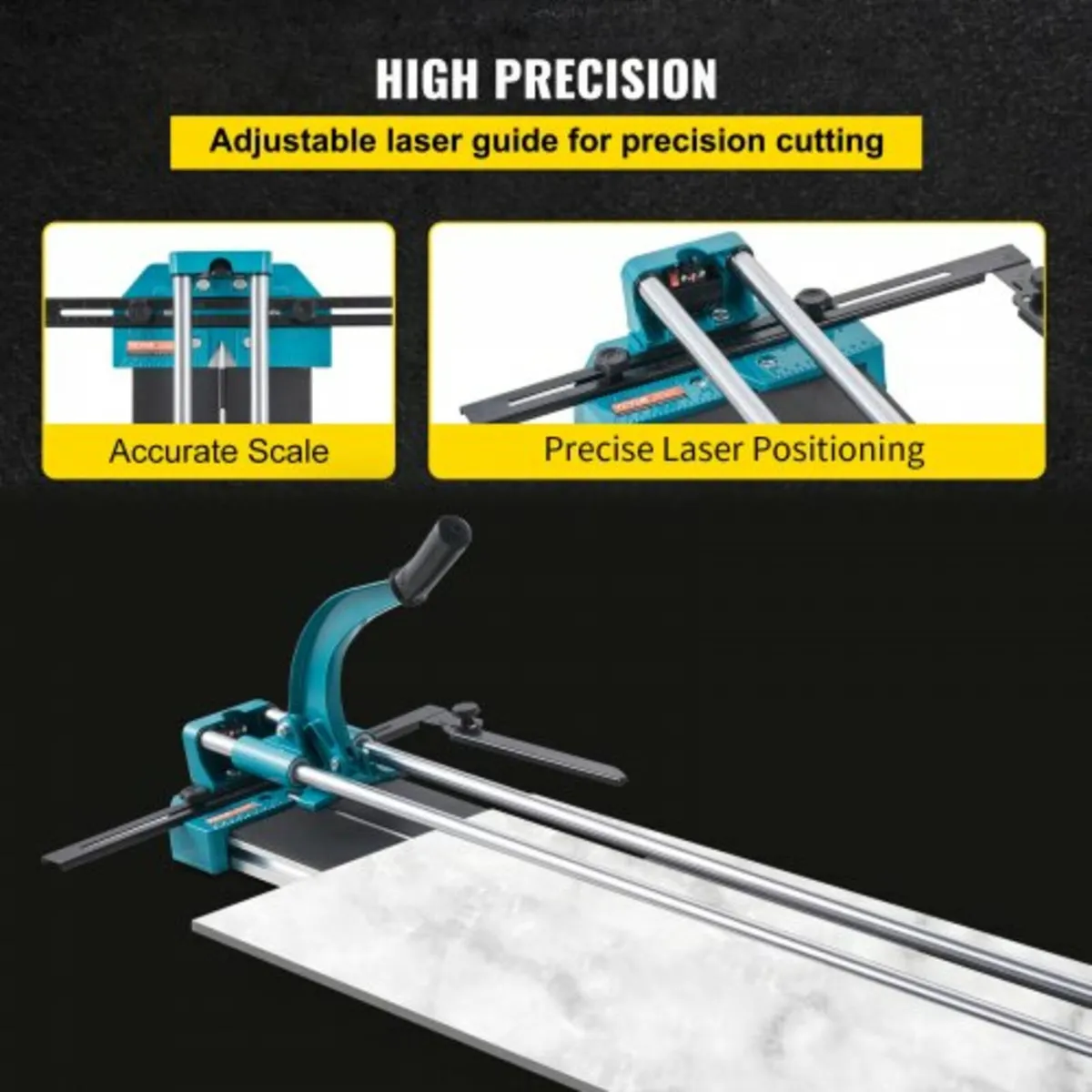 1200MM Tile Cutter, High Precision Manual Ceramic - Image 3