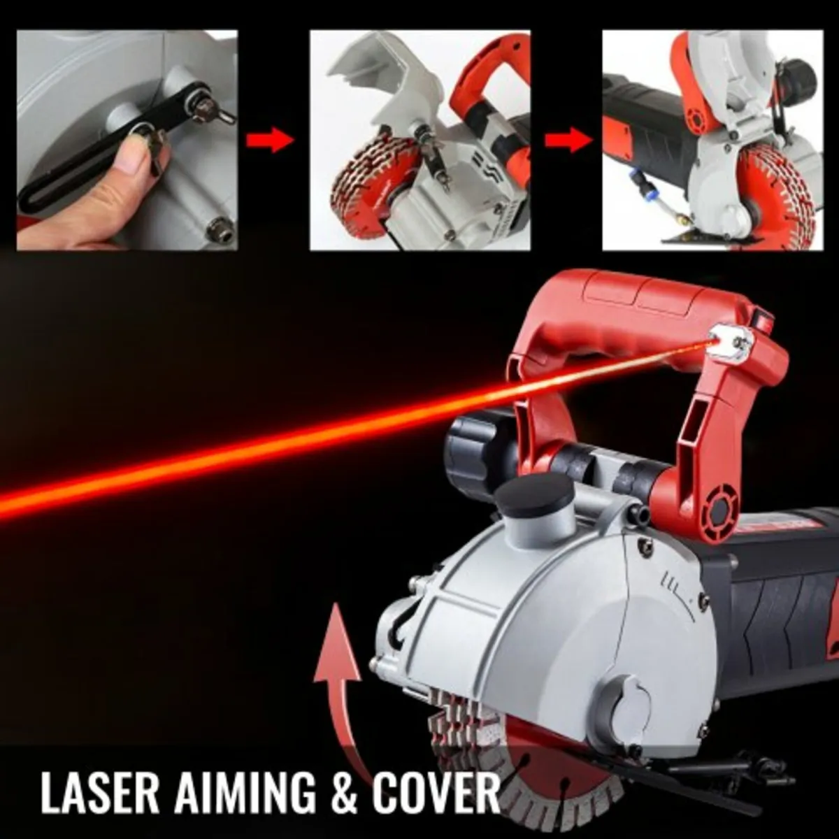 Wall Chaser 34 mm Cutting Depth Wall Groove Cuttin - Image 4