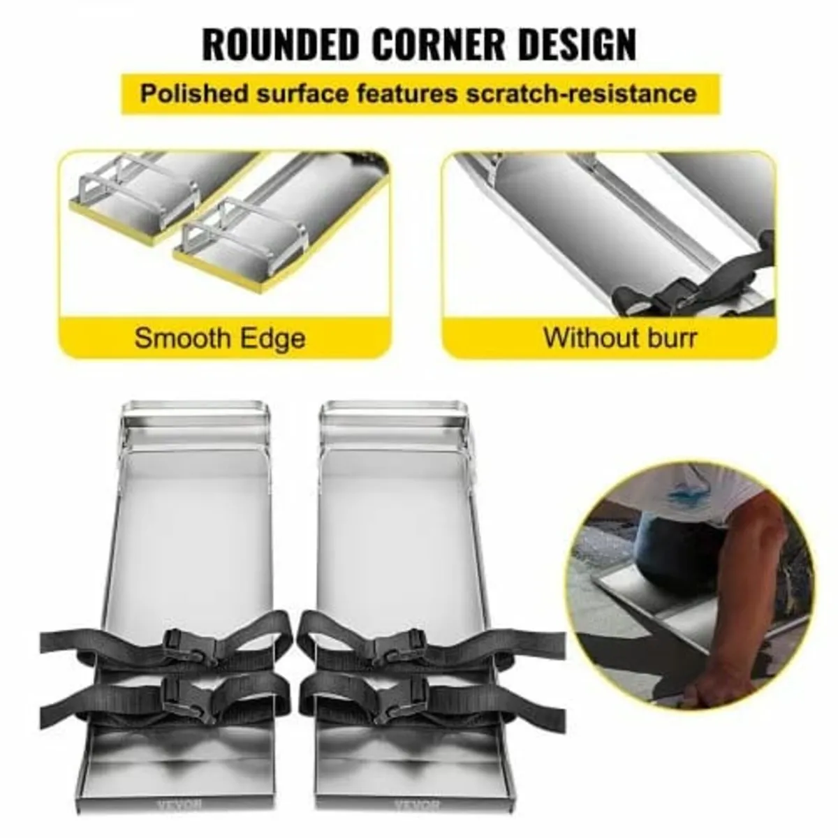 Concrete Knee Boards 30'' x 8'' Slider Knee Boards - Image 2