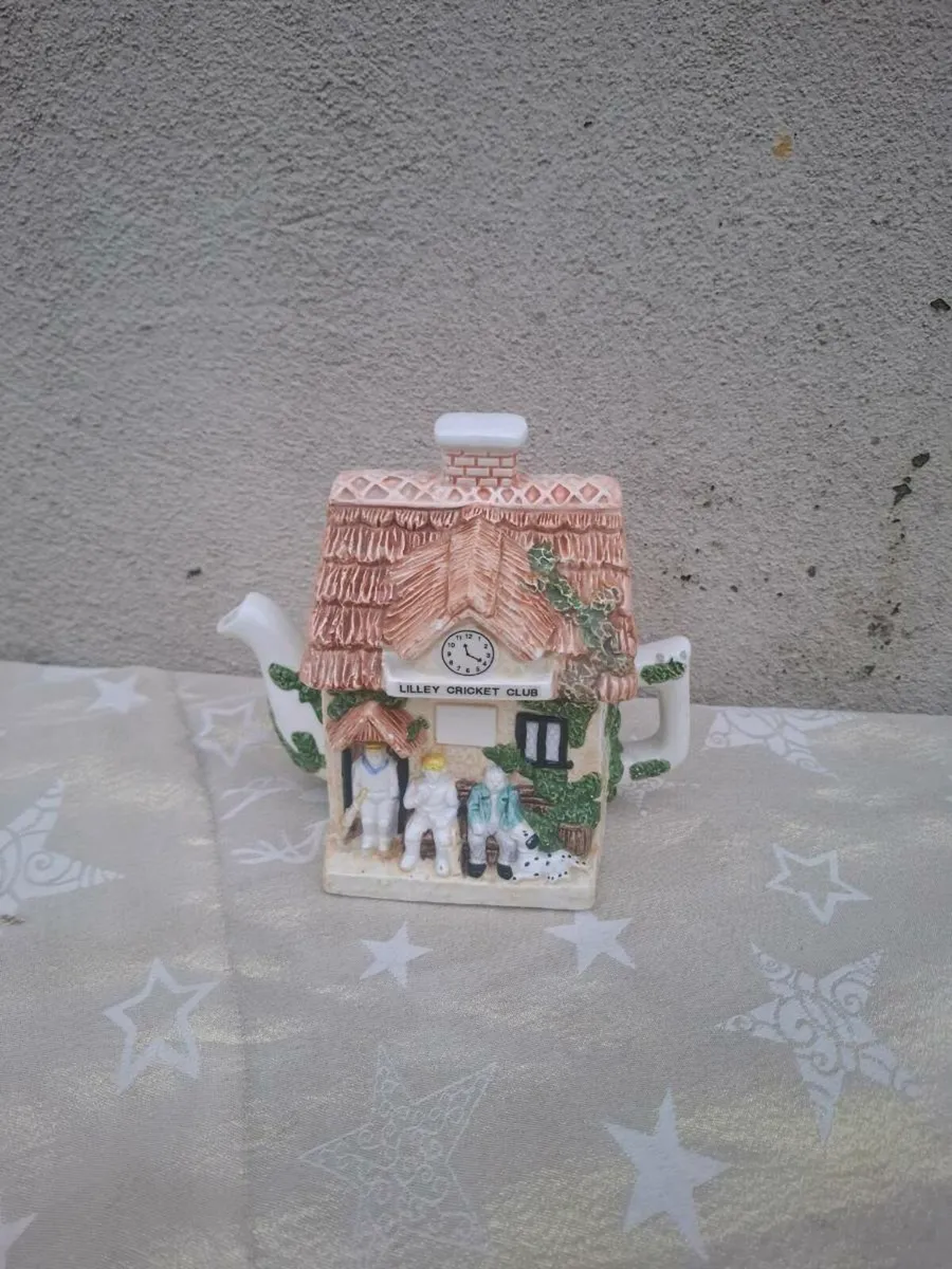 One cup novelty house tea pot postage possible