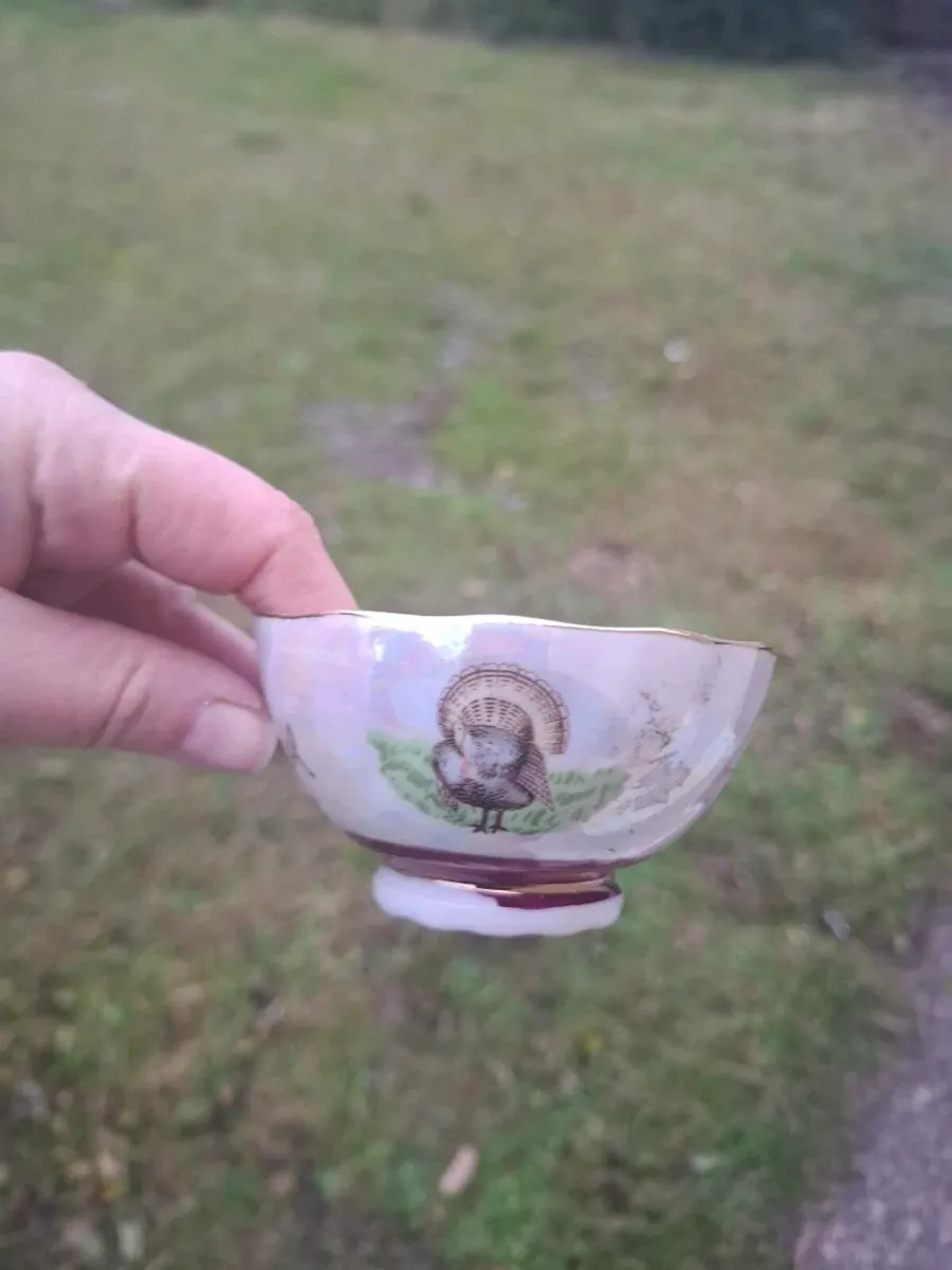 6 birds vintage jam bowls - Image 2
