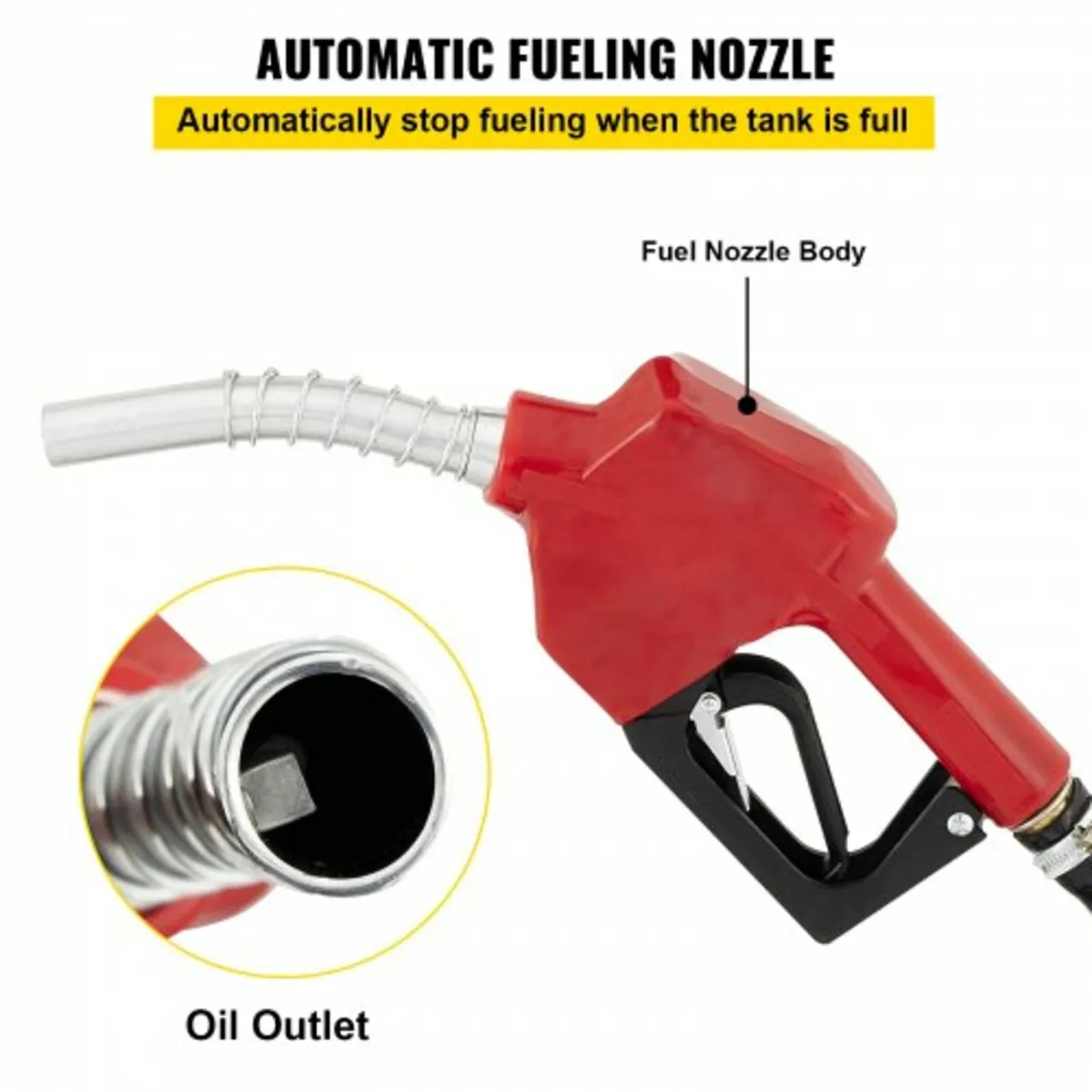 40 L Diesel Pump, Heating Oil Pump, 300 W Self-Pri - Image 4