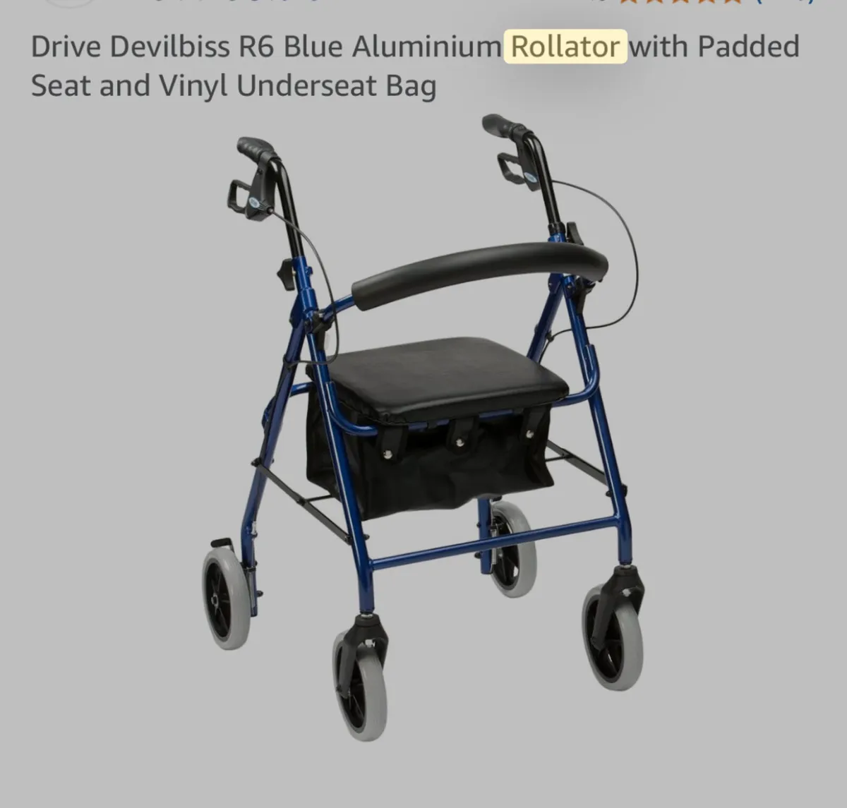 Devilbiss R6 Rollator - Image 2