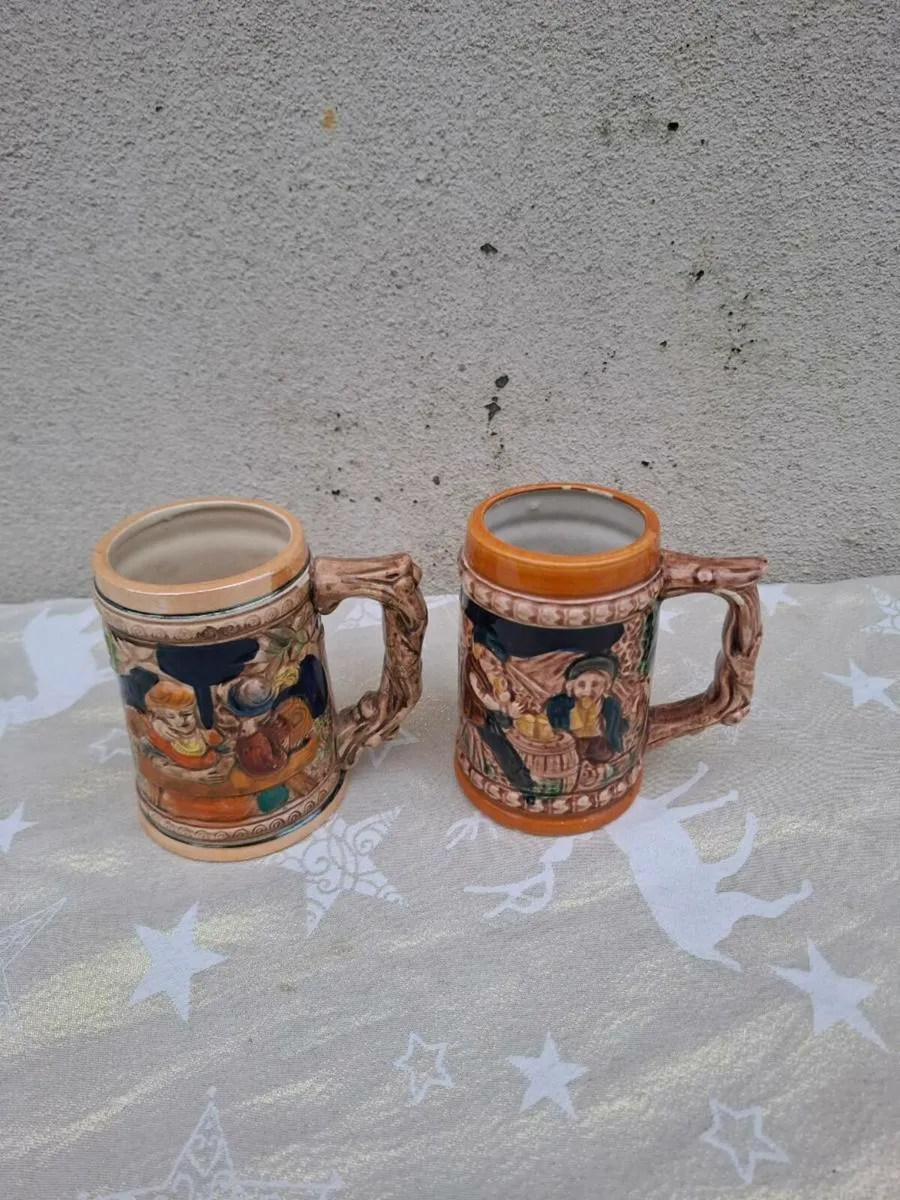 2 medium beer mugs postage possible