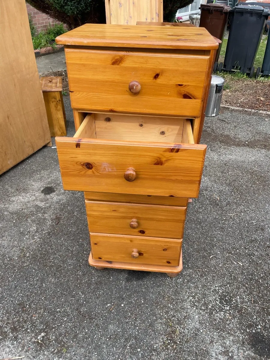 Tall boy chest / pine locker to go - Image 2