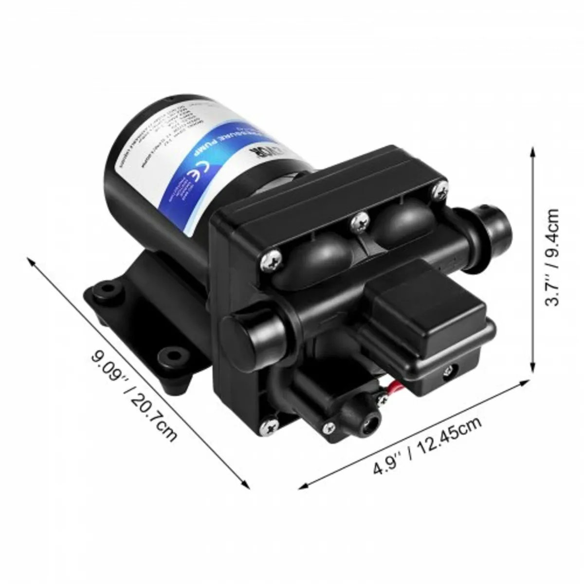 Fresh Water Pump, 12 V Self Priming Sprayer Pump, - Image 3