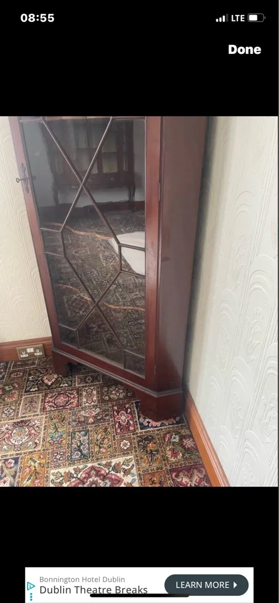 Antique corner cabinet - Image 4